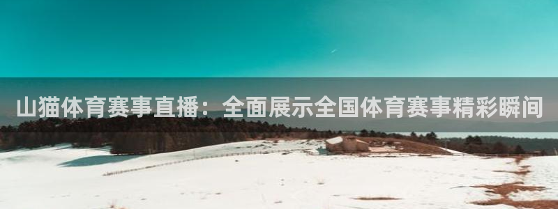 山猫体育赛事直播：全面展示全国体育赛事精彩瞬间