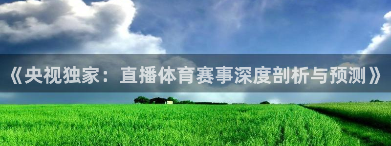 《央视独家：直播体育赛事深度剖析与预测》