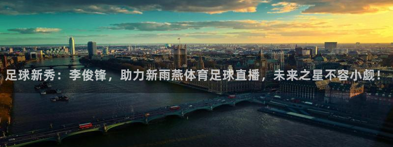 足球新秀：李俊锋，助力新雨燕体育足球直播，未来之星不容小觑！
