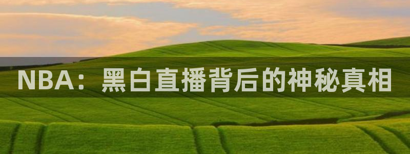 NBA：黑白直播背后的神秘真相
