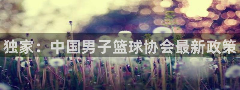 独家：中国男子篮球协会最新政策