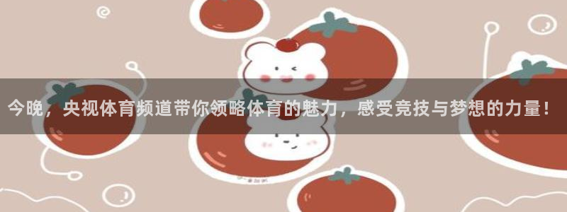 今晚，央视体育频道带你领略体育的魅力，感受竞技与梦想的力量！